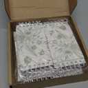 24 Pcs Sage Green Floral Mini Notepads Chinoiserie Vintage Flower Small Spiral Pocket Notebooks Bulk for Bridal Wedding Baby Shower Birthday Tea Party Favor Gift Present Supplies (Green and White)