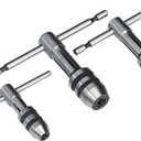 PRAZTECH ATW-0053 Adjustable T-Handle Tap Wrench Set  3 Piece M1-M4 / M4-M8 / M6-M12