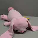 Hug-a-lumps Weighted Bunny Plush, Weighted Bunny Stuffed Animal, Cute Plushies Soft Pink Pillow Toy Gift for Kids Adults 9.8 Inch, 0.8 Lbs
