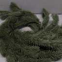 Bluesea 6FT Christmas Norfolk Pine Garland, Real Touch Pine, Faux Greenery Garland for Fireplace,Table, Stairs, Mantle, Window,Indoor Outdoor,Home,Holiday Decor1 Pcs