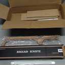 Sourdough bread knife,Bread Slicer for Homemade Bread,Adjustable blade tightness for Even Slicing, Serrated knife,Wooden Bread cutter with Bow Design (3, brown)