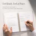 Wedding Planner Book and Organizer for Bride  Bridal Planner Notebook with Tabs, Checklist & 18-Month Calendar  Engagement Gift for Women, Wedding Binder Organizer Journal (Lavender)