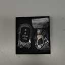 Key Fob Cover for Honda, 5 buttons Carbon Fiber Key Fob Case, Fob Case Protector, Fiber Key Fob for Honda 2022 2023 2024 2025 Civic Accord CR-V HR-V V Pilot SI EX EX-L Touring Car Accessories (Black)