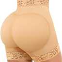 FeelinGirl Butt Lifter Panties Hip Enhancer Shapewear Tummy Control Body Shaper Shorts size M