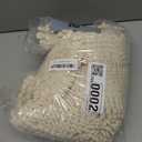 H.VERSAILTEX Bath Rugs for Bathroom Non Slip Bath Mats Extra Thick Chenille Striped Rug 20" x 32" Absorbent Non Skid Fluffy Soft Shaggy Washable Dry Fast Plush Mat for Indoor, Bath Room, Tub - Ivory