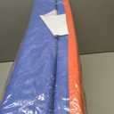 ECR4Kids Premium Folding Rest Mat, 3-Section, 2in, Sleeping Pad, Blue/Red
