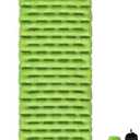 ATEPA ThermAir Backpacking Sleeping Pad, 6 R-Value Insulated Ultralight Inflatable Sleeping Pad Folding Camping Mattress with 7 Layers & Storage Bag for Camping Backpacking, Wide Long Size (71"x24")