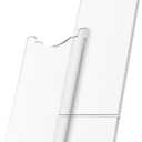 CHWM Couch Wall Spacer and Bed Stopper Protector from Furniture & Headboard, Prevents Fire Risks from Heaters and Keeps Space for Outlets, Protects Walls, Adjustable from 11.8" to 7", (2-Pack, Clear).