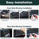 XCBYT Car Window Shades, Car Window Covers to Block UV and Heat, Car Window Screen for Privacy Protection with Elastic Breathable Mesh, Car Window Bug Screens for Camping Napping Dressing (XW-FWZ-A)