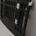 SMUG Dog Playpen 6-Panel 24 Inch Safe Secure Indoor Outdoor Pet Fence, Folding Portable 35 x 35 x 24IN, Ideal for Small to Medium Dogs Easy to Clean (Black)