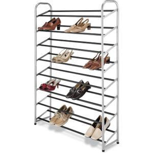 Whitmor 8 Tier Shoe Tower - 40 Pair - With Non-Slip Racks