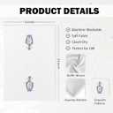 Chinoiserie Champagne Kitchen Towels - Blue and White Coquette Porcelain Champagne Dish Hand Tea Towels, Preppy Decorative Towel for Bathroom Kitchen, 16x24 Inch