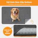 Washable Dog Pee Pads 36x72 2Pack Reusable Whelping Pads, Absorb Dog Mats Non-Slip Puppy Training Pads for Whelping, Potty, Training, Playpen, Crate