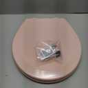 Bemis 500EC 063 Toilet Seat with Easy Clean & Change Hinges, 1 Pack Round, Venetian Pink
