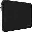 Naukay Laptop Case Sleeve,13-13.3 Inch Resistant Neoprene Laptop Sleeve/Notebook Computer Pocket Case/Tablet Briefcase Carrying Bag Compatible with MacBook Pro,MacBook Air,Notebook Computer-(Black)