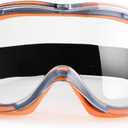 PACIFIC PPE Wide-Vision Safety Glasses, Eyewear with Anti-Fog and Anti-Scratch Wraparound Lenses, Adjustable Strap, Ideal for Chemistry Lab, Woodworking, Industry