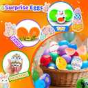 500PCS Fillable Plastic Easter Eggs, Empty Easter Eggs for Egg Hunt, Party Favors, Basket Stuffers, Classroom Prizes, Holiday Decorations