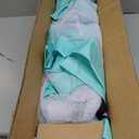 280 Gallon 69" Pool Storage Bin XXL Extra Large Swimming Pool Float Storage Bin, Pool Noodles Holder, Toys, Floats, Balls and Floats Equipment Mesh Rolling Bin for Garden Lawn, 69" Lx32 Wx35 H (Mint Green)