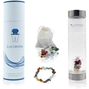 Crystal Water Bottle With Bracelet - Support Your Health and Boost Natural WeightLoss