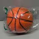 LGGbaodan Silent Basketball,2025 Dribble Dream High-Density Soft Foam Soundless Basketball Dribbling Indoor, Size 7/24 cm for Kids Boys&Girls.Orange.