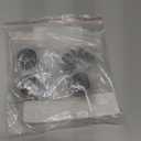 4pcs Brass Weights Wheel Hex Hub Widen Adapter for 1/10 RC Crawler 1.9 2.2 Wheels Rims SCX10 TRX4 Black (6mm)