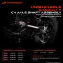 A-Premium CV Axle Shaft Assembly Compatible with Yamaha Grizzly 550 09-14, Grizzly 700 07-13, Kodiak 450 18-19, Kodiak 700 17-21, Kodiak 700K 16, Rear Left or Right