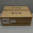 Low Profile Ceiling Fans with Lights and Remote, 20" Ceiling Fan Flush Mount, Modern White Ceiling Fan with Dimmable LED Light for Bedroom