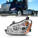 Yingtour Headlight Assembly Compatible with Kenworth T680 2013 2014 2015 2016 2017 2018 2019 2020 2021 Halogen Headlights Headlamps W/Bulbs (Left)