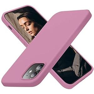 Cordking Designed for iPhone 12 Case, Designed for iPhone 12 Pro Case, Silicone Shockproof Phone Case with [Soft Anti-Scratch Microfiber Lining] 6.1 inch, Lilac Purple