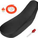 FVRITO Foam Seat for 50cc 70cc 90cc 110cc Taotao 110B Boulder B1 Coolster 3050C Vitacci HAWK Peace Roketa Sunl BMS Bamboo Mudcat RPS Raider 6 ICEbear Quad Mountopz Chinese Kids youth ATV 4-Wheeler (Red+Black)