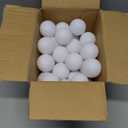 Coopay 60 Pack Practice Golf Balls, 42mm Plastic Golf Training Balls with a Drawstring Bag Hollow Sports Limited Flight for Swing Practice Driving Range Backyard Home (60 Pack, White)