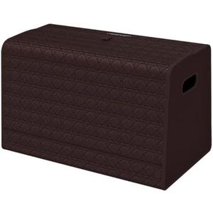 Aiuwo Trunk Organizer for Car,Car Trunk Organizer and Storage for SUV,Truck,MPV Collapsible Multi Compartment Extra Large capacity and Adjustable (Coffee Brown, Large)