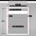 UNISHADES No Drill Top Down Bottom Up Roman Shades, 33×64in, Beige