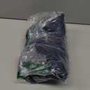 SEVNLUX Shower Curtains Printed, Polyester, 72Wx72L inches, Waterproof (12 Curtains Rings Included) (Uni Navy) 2 Panels