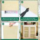 Decorative Metal Mesh Panels for Cabinet Doors, 1 Pcs, 11.8 x 23.6 in