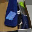 Microfiber Spray Mop for Floors Cleaning: Wet Dry Hardwood Floor Mops with 3 Washable Reusable Pads for Swiffer Powermop - Flat Mop with Sprayer for Tile Wood Laminate Vinyl Marble (Dark Blue)