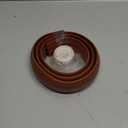 Floor Cord Cover 4FT, Walnut Wood Cord Hider Floor, Soft PVC Cord Protector Floor, Hide Extension Floor Wire Covers for Cords, Organizer Wires Floor Cable Cover, Cable Cavity: 0.47" (W) x 0.24" (H)