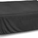 Outdoor Bench Cover, 600D Heavy Duty Patio Seat Cover with Waterproof PVC Coating, Durable Outdoor Furniture Protector for Bench Sofa, 60L x 33.5W x 29.5H Inch