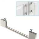 9BUILD 10 Pack Brushed Satin Nickel Cabinet Pulls - 7.5 Inch Cabinet Handles - Dresser & Kitchen Pulls