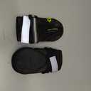 QUMY Dog Shoes for Large Dogs, Medium Dog Boots & Paw Protectors for Winter Snowy Day, Summer Hot Pavement, Water-Resistant in Rainy Weather, Outdoor Walking, Indoor Hardfloors Skid-Resistant Sole (Size 6: 2.6''x3.0''(W*L) (Pack of 4))