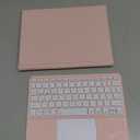 Keyboard Case for iPad 10th gen 10.9inch 2022/ iPad (A16) 11th gen 11inch 2025, Detachable Touchpad BT Keyboard, Magentic Protective Cover with Pencil Holder, Full Protection, Pink