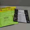 Tegeme 3 Pcs Halloween Sandworm Black and White Party Decoration Includes 2 Green Tablecloths & 1 Black and White Stripe Table Skirts for Halloween Decor Spooky Celebrations Birthdays Holiday Events