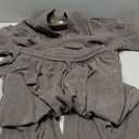 QINSEN Women Cozy 2 Piece Lounge Matching Set Wide Leg Sweatpants Half Zip Crop Sweatshirt Outfits, Size S