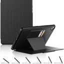 BLOSOMEET Case for Samsung Galaxy Tab A9 8.7'' SM-X110/ X115/ X117 with Magnetic Stand, Galaxy Tab A9 Cover with Card Slot, Blue
