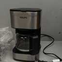 KRUPS Simply Brew Compact 5 Cup Coffee Maker: Stainless Steel Design, Pause & Brew, Keep Warm, Reusable Filter, Drip-Free Carafe