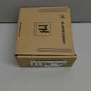 Mega Handles Glamor Dummy Lever, Door Handle Set for Closet or French Doors, Single Side Door Levers, Non-Turning, Fits All Standard Door Sizes, Screws Included - Matte Black (2 Pack)