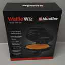Mueller Heart 5 Waffle Maker, Waffle Iron, Adjustable Browning Control & Nonstick, Cool Touch Handle, Easy to Clean, Small Kitchen Appliances