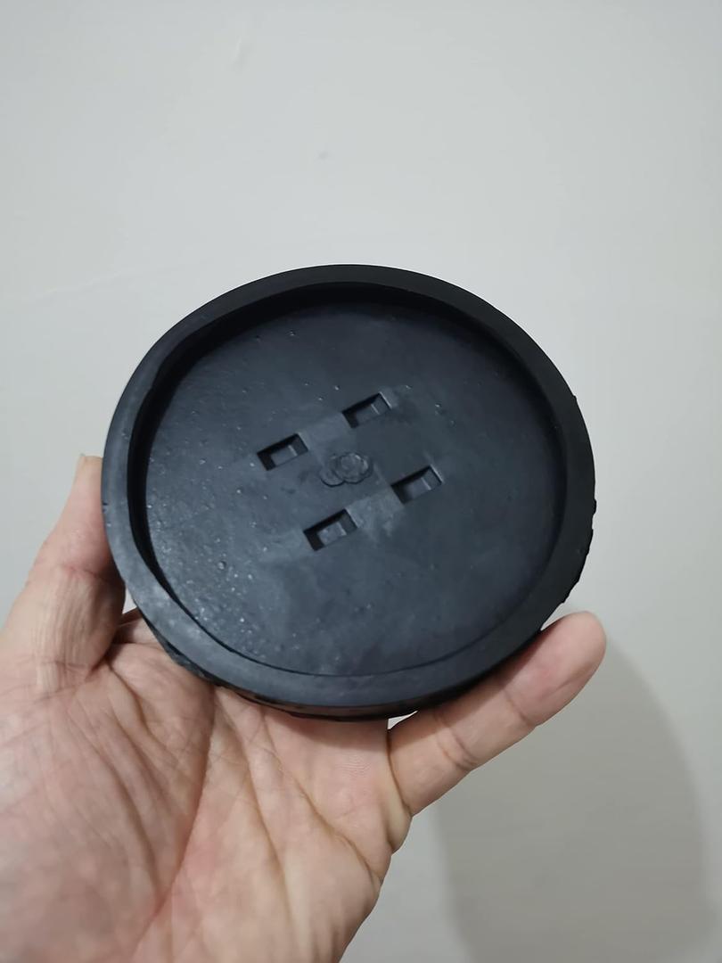 2 Pcs Universal Round Rubber Arm Pads for Car Auto Jacking Lift Dia 120mm Thick 15mm Car Auto Truck Hoist