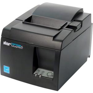 Star Micronics TSP143IIIU USB Thermal Receipt Printer with Device and Mfi USB Ports, Auto-cutter, and Internal Power Supply - Gray 