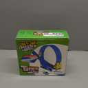 Flexible Race Track for Kids - 15Ft Car Track with 4 Vehicle in 1:64 Scale, 4M DIY Car Ramp Roll Up, Play Race Cars for 3 4 5 6 Year Old Boys Girls, Little People Gifts for Birthday Christmas (Blue)